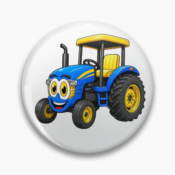Item preview, Blue Farm Tractor Cartoon designed and sold by Scott Hayes.