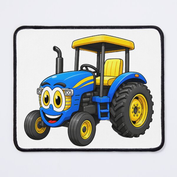 Item preview, Blue Farm Tractor Cartoon designed and sold by Scott Hayes.