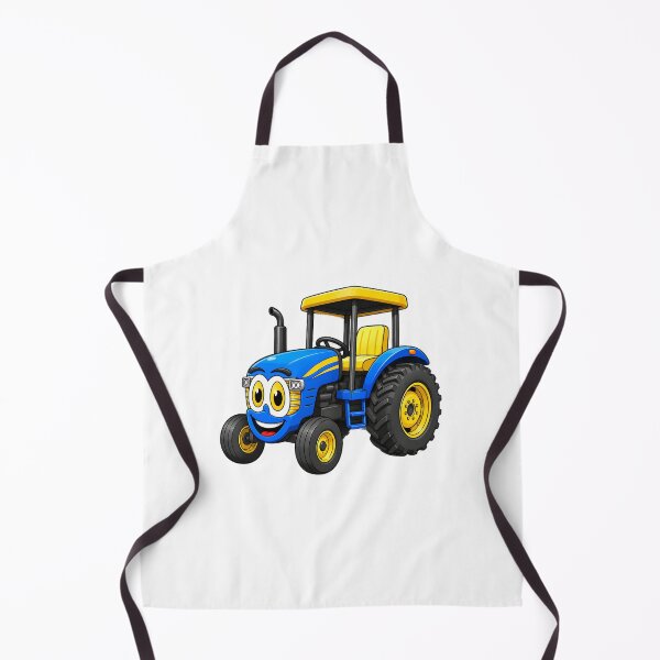 Item preview, Blue Farm Tractor Cartoon designed and sold by Scott Hayes.