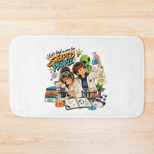 Item preview, Let's Find a Cure for Stupid People designed and sold by RetroPop23.