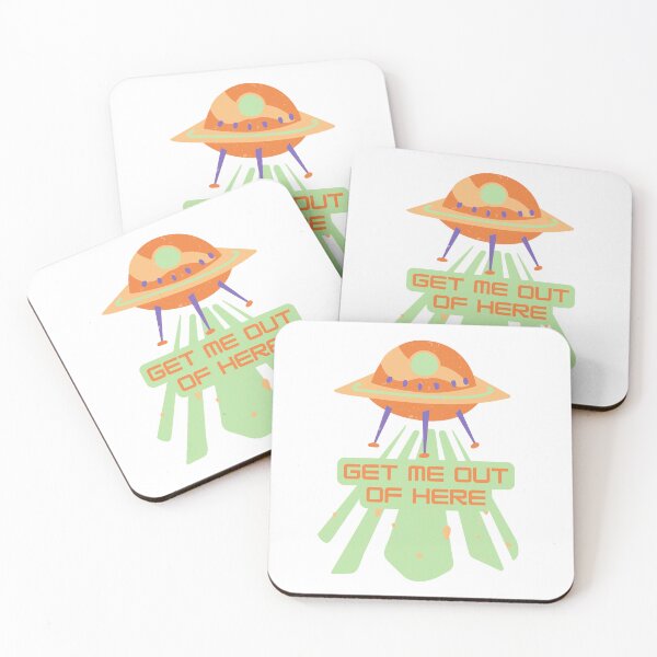 Item preview, Get Me Out Of Here Spaceship designed and sold by maxamillionbux.