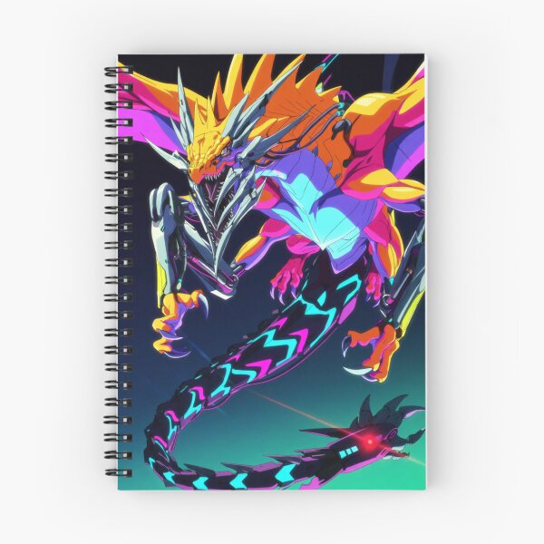 Item preview, The Cyber Beast's Flight in Neon Light designed and sold by SabaMirzique.