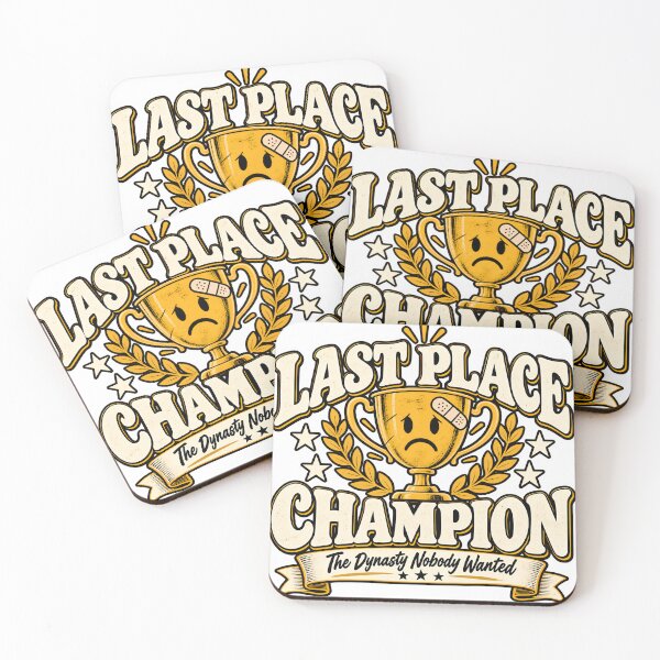 Item preview, Last Place Champion - The Dynasty Nobody Wanted Funny Fantasy Football Trophy designed and sold by Grayson809.