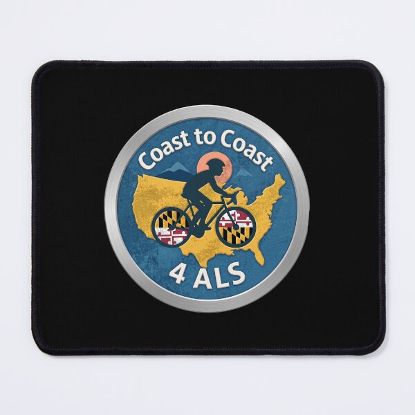 Item preview, Coast To Coast 4 ALS - Maryland Flag - USA Map designed and sold by yuckticke.