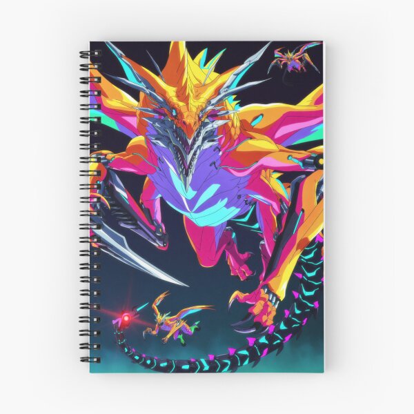 Item preview, The Cyber Beast's Flight in Neon Light (V2) designed and sold by SabaMirzique.
