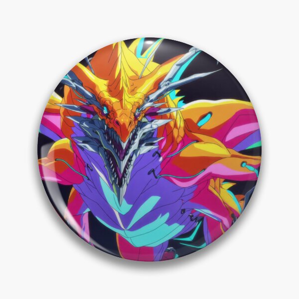 Item preview, The Cyber Beast's Flight in Neon Light (V2) designed and sold by SabaMirzique.