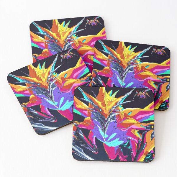 Item preview, The Cyber Beast's Flight in Neon Light (V2) designed and sold by SabaMirzique.