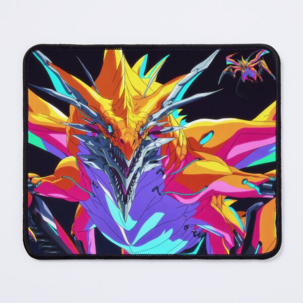 Item preview, The Cyber Beast's Flight in Neon Light (V2) designed and sold by SabaMirzique.