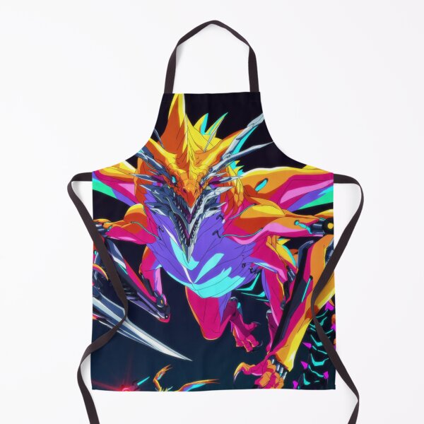 Item preview, The Cyber Beast's Flight in Neon Light (V2) designed and sold by SabaMirzique.