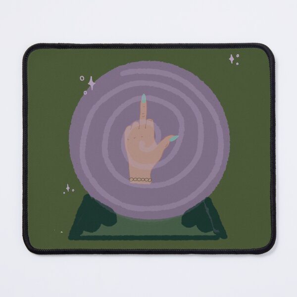 Item preview, Crystal Ball Middle Finger designed and sold by SweetButSnarky.