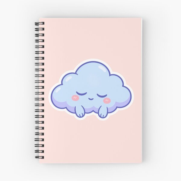 Item preview, Cute Cloud With Face Cute Sticker Design designed and sold by Inkworksbyshery.