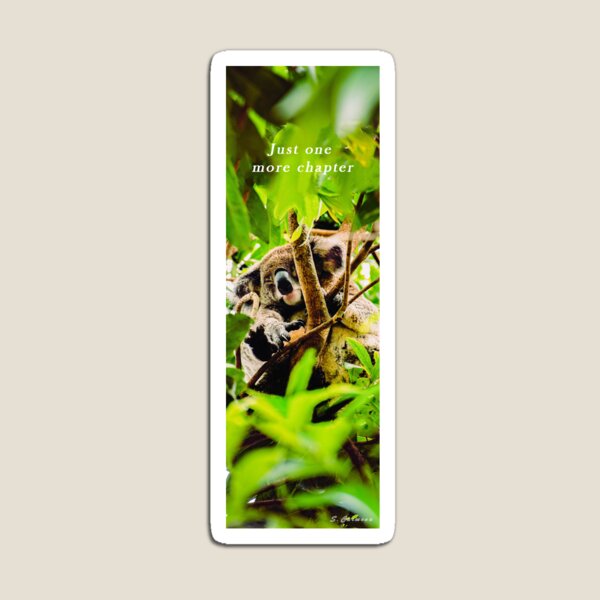 Item preview, Koala Just One More Chapter | Bookmarks designed and sold by AuraInkSC.