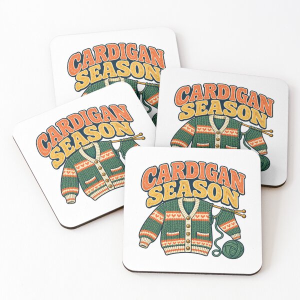 Item preview, Cardigan Season – Retro Knitting & Yarn Lover Design designed and sold by EastEndTownie.