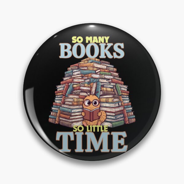 Item preview, So Many Books So Little Time – Cute Bookworm Reader designed and sold by Bawek85Designs.