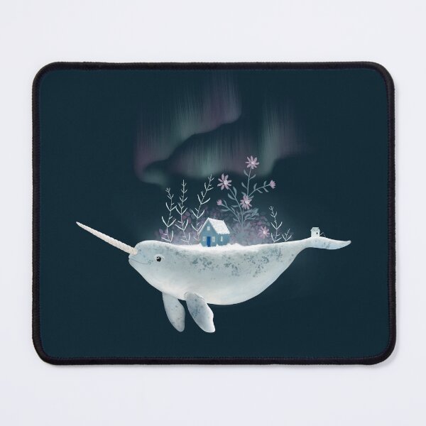 Item preview, Narwhal World – Northern Lights Arctic Dream Home designed and sold by Katherine Quinn Illustration.