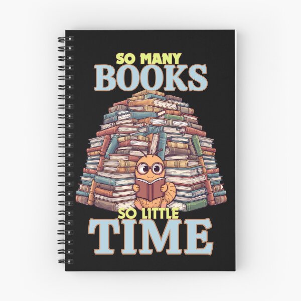Item preview, So Many Books So Little Time – Cute Bookworm Reader designed and sold by Bawek85Designs.