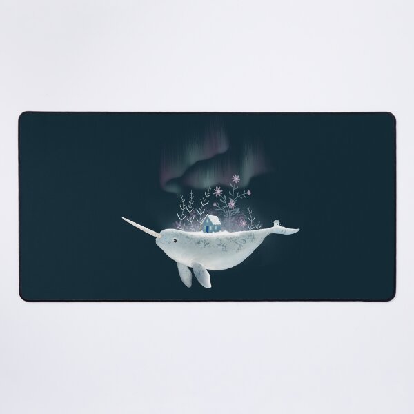 Item preview, Narwhal World – Northern Lights Arctic Dream Home designed and sold by Katherine Quinn Illustration.