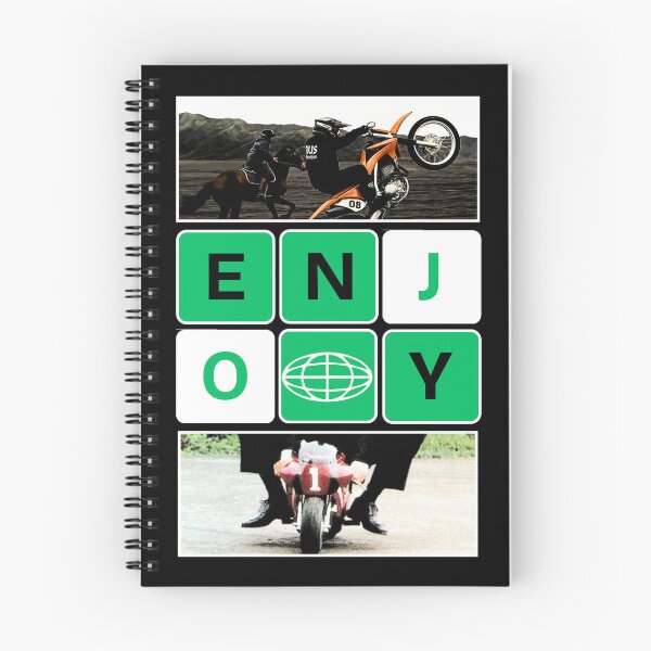 Item preview, Enjoy Motorcycle Racing Vintage Retro Design designed and sold by Nooja774.