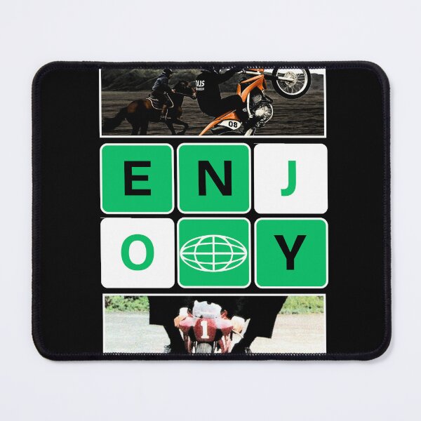 Item preview, Enjoy Motorcycle Racing Vintage Retro Design designed and sold by Nooja774.