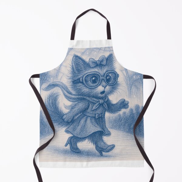 Item preview, Nicky on the Catwalk - Blue Fashion Cat - Fonulaseries designed and sold by Fonulaseries.