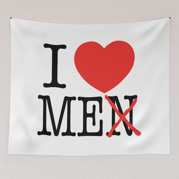 Item preview, I Love Me - I Love Men, Sarcasm designed and sold by DGMaxShop.
