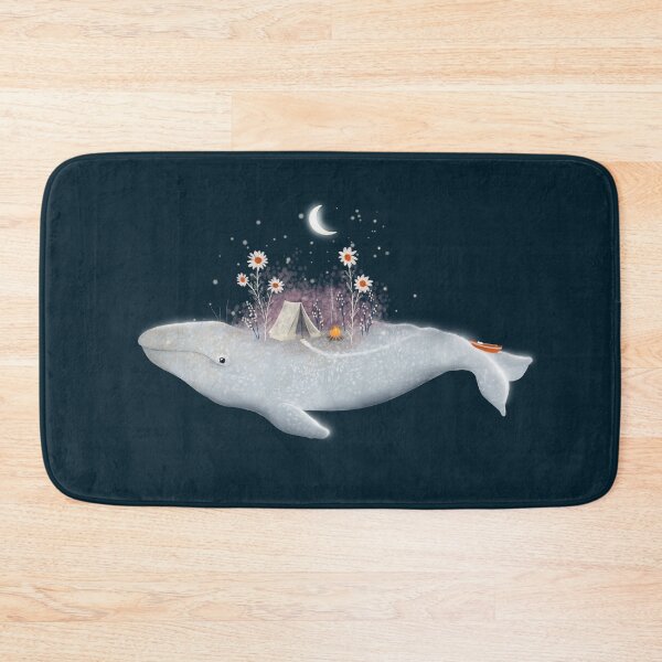 Item preview, Whale World Camping – A Tiny Camping Escape at Sea designed and sold by Katherine Quinn Illustration.