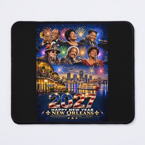 Item preview, 2027 HAPPY NEW YEAR - NEW ORLEANS - French Quarter New Year's Celebration designed and sold by DBM Photo Art 1.