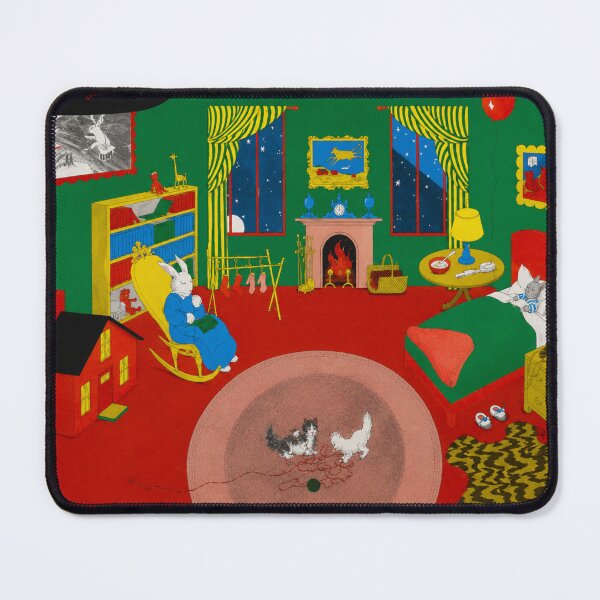Item preview, Goodnight Moon Wall Art, Goodnight Room Panorama, Clement Hurd Storybook Print designed and sold by RickE.