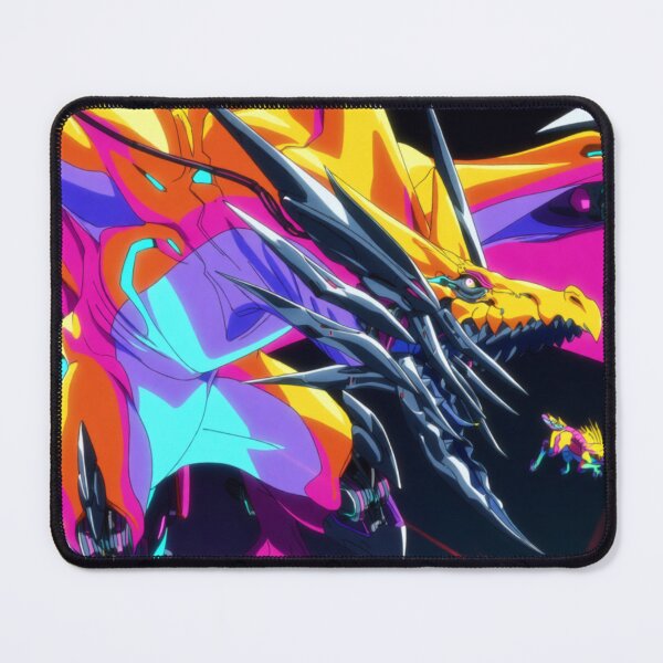 Item preview, The Cyber Beast's Flight in Neon Light (V3) designed and sold by SabaMirzique.
