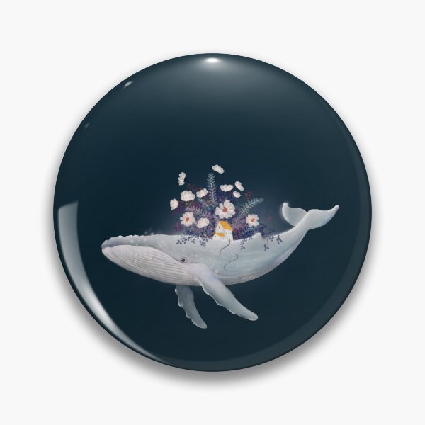 Item preview, Whale World Cottage Garden – A Tiny Garden Home at Sea designed and sold by Katherine Quinn Illustration.