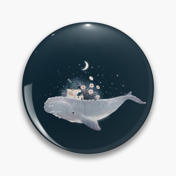 Item preview, Whale World Stargazer – A Little House Beneath the Stars designed and sold by Katherine Quinn Illustration.