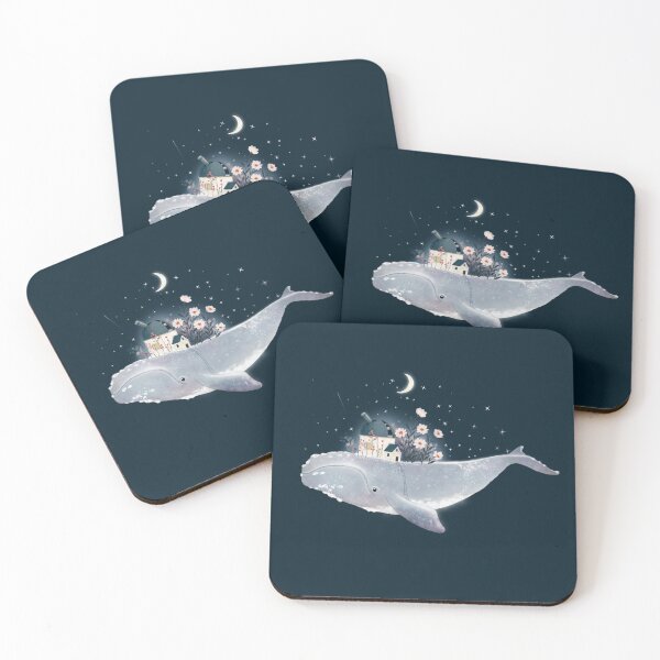Item preview, Whale World Stargazer – A Little House Beneath the Stars designed and sold by Katherine Quinn Illustration.