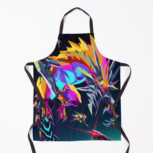 Item preview, The Cyber Beast's Flight in Neon Light (V4) designed and sold by SabaMirzique.