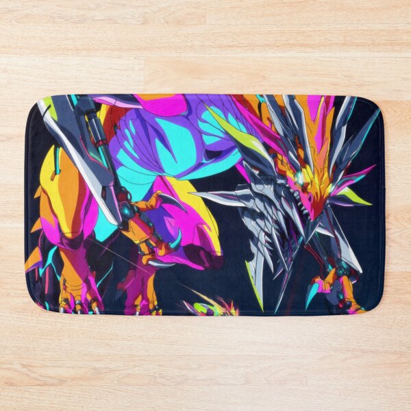 Item preview, The Cyber Beast's Flight in Neon Light (V4) designed and sold by SabaMirzique.