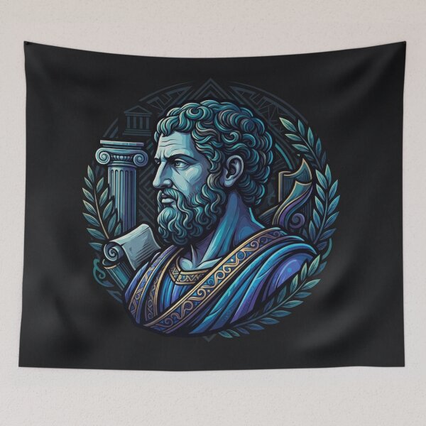 Item preview, Aristotle Classical Greek Philosopher Portrait designed and sold by Owcomm.