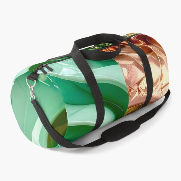 Item preview, Celadon Wave and Metallic Copper Vortex designed and sold by Vicky Brago-Mitchell®.