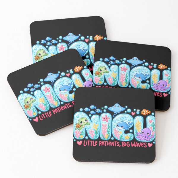 Item preview, Nicu Ocean Nurse Little Patients Big Waves Graphic designed and sold by VGAfanatic.