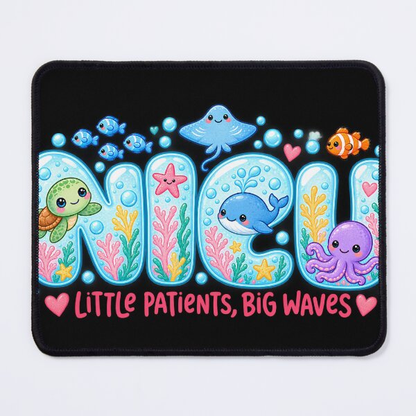 Item preview, Nicu Ocean Nurse Little Patients Big Waves Graphic designed and sold by VGAfanatic.