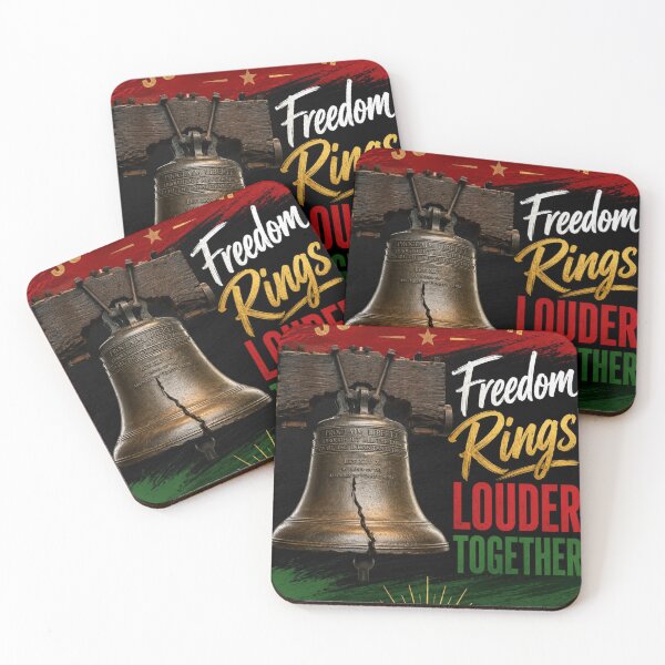 Item preview, FREEDOM RINGS LOUDER TOGETHER designed and sold by 901SHIRTS.