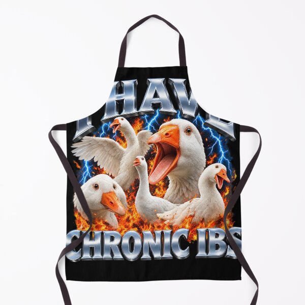 Item preview, I Have Chronic IBS Funny Goose Meme Graphic designed and sold by VGAfanatic.