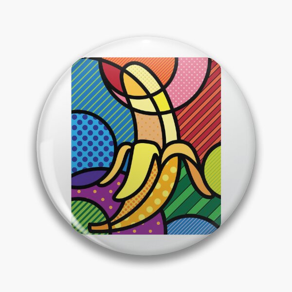 Item preview, Pop Art Mosaic of a Peeled Banana in Neo-Cubist Splendor designed and sold by werlatumarkbal.