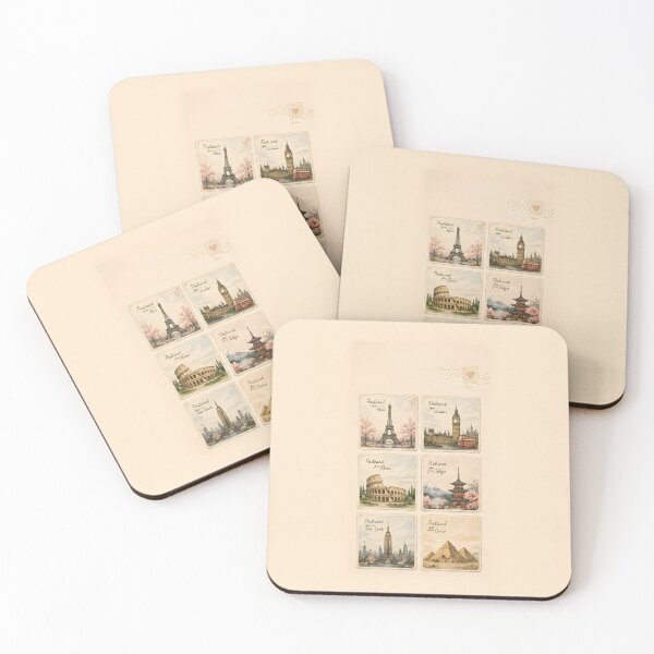 Item preview, Postcard From… – Landmark Illustration Design designed and sold by KWW SHOP.
