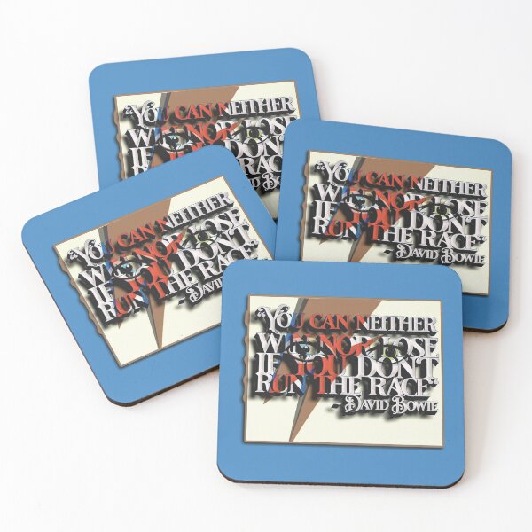 Item preview, Bowie Quote (In It To Win It) designed and sold by Cathedral of Curiosity.