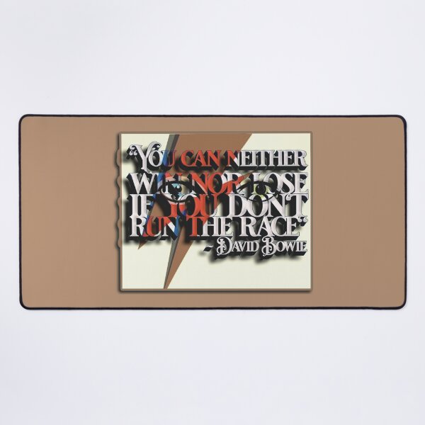 Item preview, Bowie Quote (In It To Win It) designed and sold by Cathedral of Curiosity.
