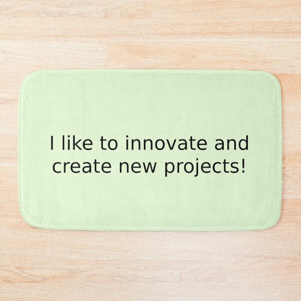 Item preview, I like to innovate and create new projects! designed and sold by English Learning.
