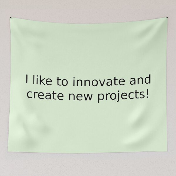 Item preview, I like to innovate and create new projects! designed and sold by English Learning.