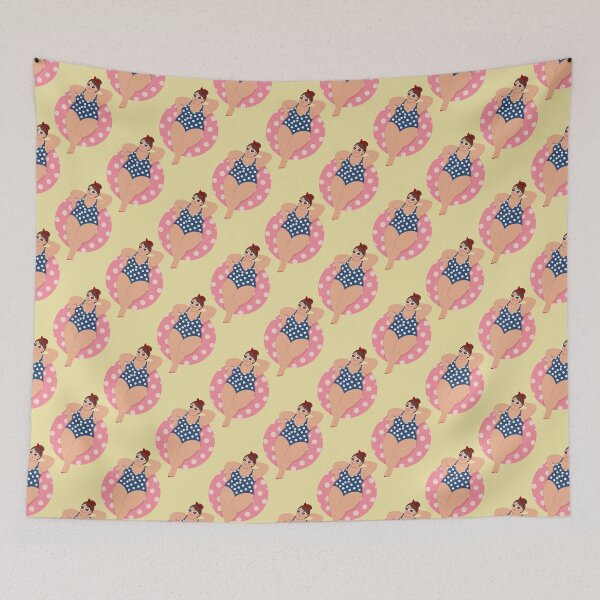 Item preview, Retro Swim Club - Seamless Pool Pattern - The Iconic designed and sold by Clauzierra.