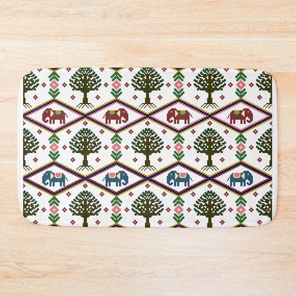 Item preview, Pixel Elephant Traditional Art Pattern designed and sold by Tanapan2529.