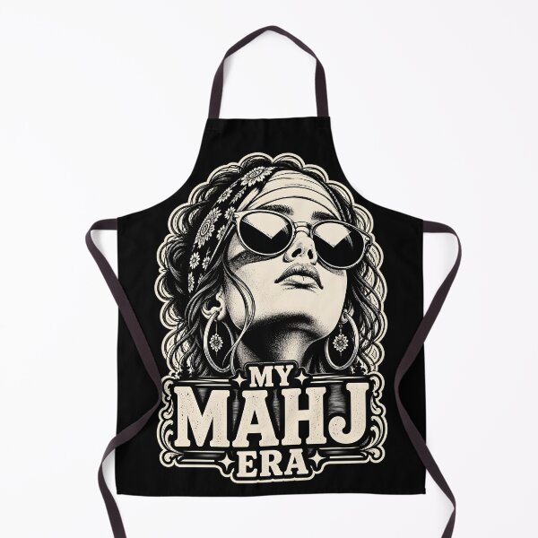 Artikelvorschau, Meine Mahj Era Vintage Mahjong Queen Retro Geschenk für Damen-Mahjongspielerinnen entworfen und verkauft von WearVerse440.
