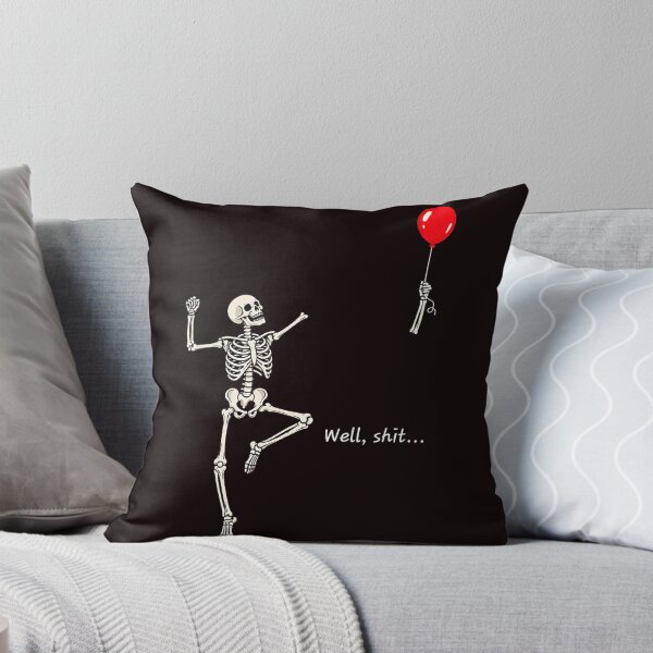 Item preview, Well Shit Skeleton Loses Balloon Halloween Funny Saying designed and sold by ImeldaSparks.